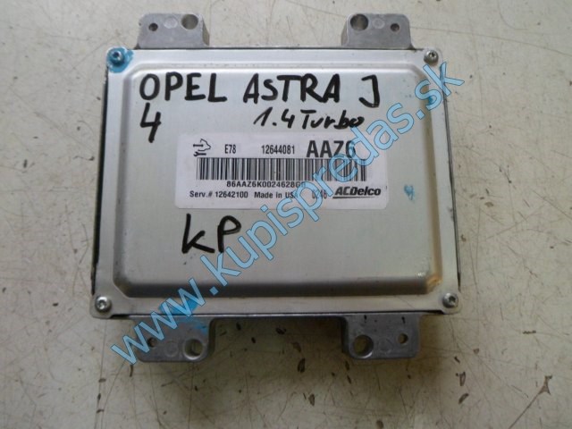 riadiaca jednotka motora na opel astru 4, J12644081AAZ6